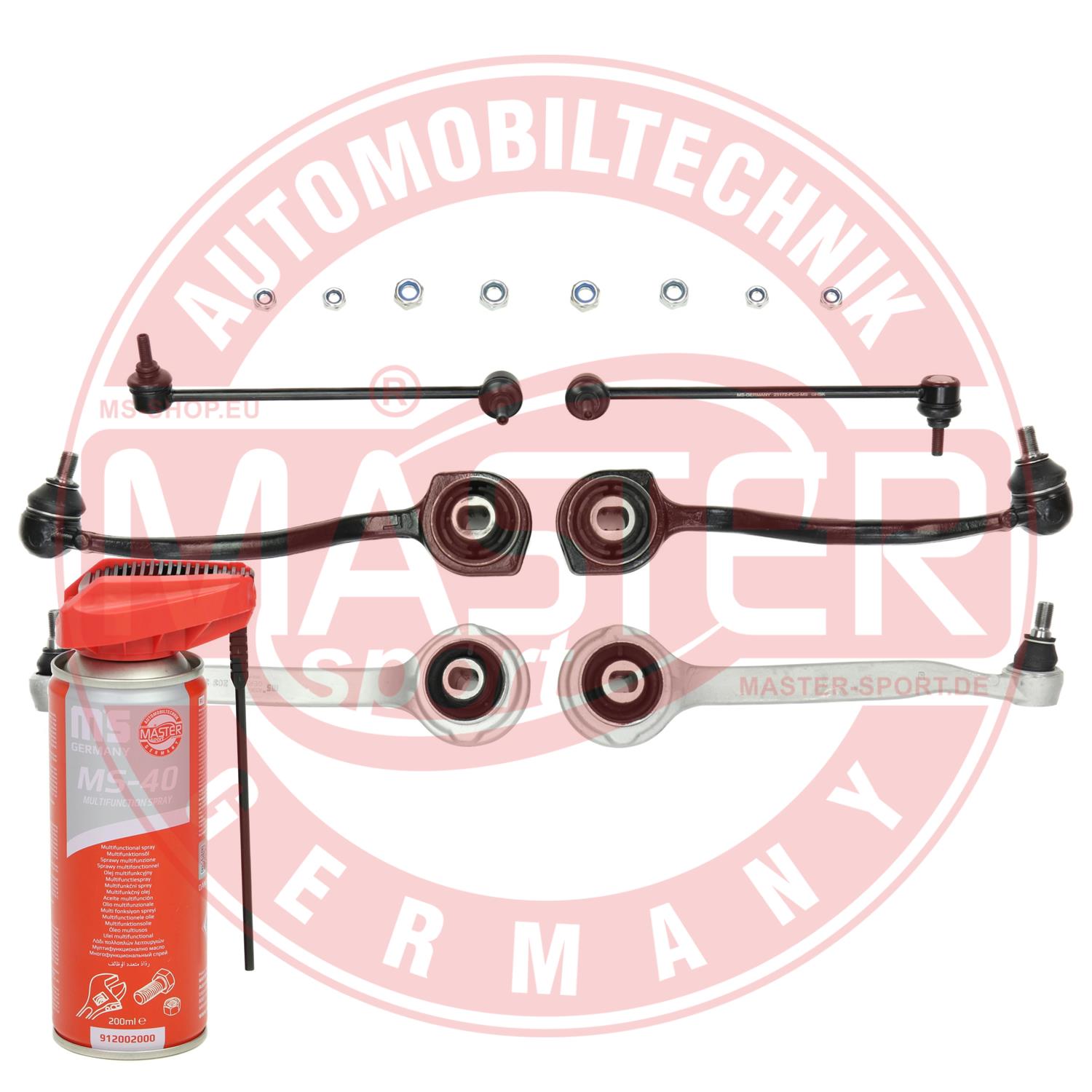 MASTER-SPORT GERMANY 36806/2-SET-MSP PROMO Σετ τιμονιού, ανάρτηση τροχών Mπροστινός άξονας δεξιά μπροστινός άξονας Μπροστινός άξ